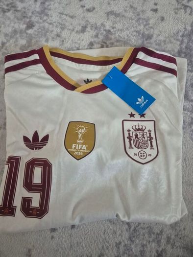 Spain 2026 LAMINE YAMAL #19 2 stars World cup winner Away Jersey