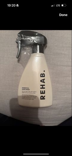 Rehab hair spray