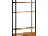 Highboard 118x30x200 cm Solid Acacia Wood
