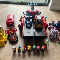 Paw Patrol Mighty Movie Aircraft Carrier HQ Bundle