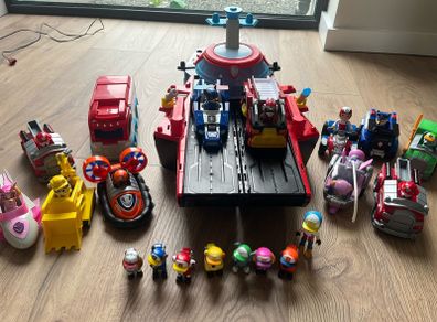 Paw Patrol Mighty Movie Aircraft Carrier HQ Bundle
