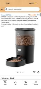 Automatic cat feeder with WiFi