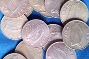 1979 Irish 2p coins.