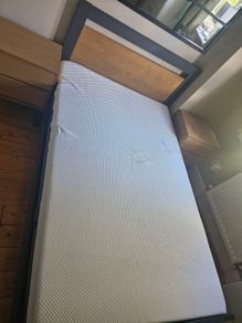 Small Double Bed, Emma Mattress & 2 Matching Lockers