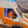 Playmobil city life ambulance and police car Image 3