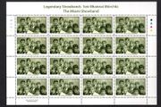 2010 Ireland Showbands The Miami Showbands Commemorative Stamps Sheetlet Plate 1A1A1A1A Mint Never Hinged (MNH)
