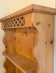 Vintage Pine Wall Mounted Shelf
