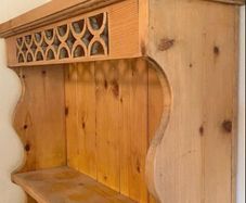 Vintage Pine Wall Mounted Shelf