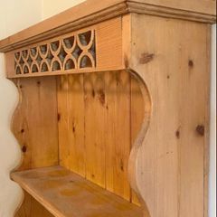 Vintage Pine Wall Mounted Shelf