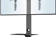 NEW SALE | Universal Floor TV Stand for 30-70 inch LED OLED LCD Plasma Flat Curved Screens, Height Adjustable Tall TV Stand with 2-Tier Tempered Glass Shelves up to 40KG, Max VESA 600x400mm