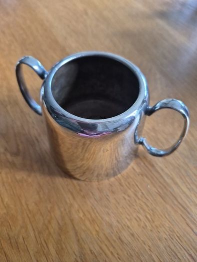 Vintage Henry Jenkins EPNS hard soldered blank Silver jug, sugar dish