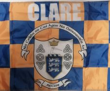 Clare GAA flag 5ft x 3ft.