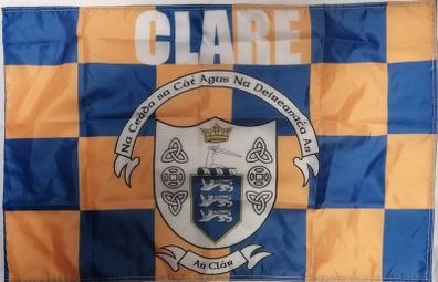 Clare GAA flag 5ft x 3ft.
