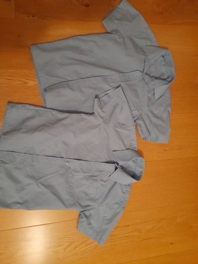 Sky blue shirts, age 6-7