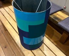 Free M&S ceiling shade teals and navy