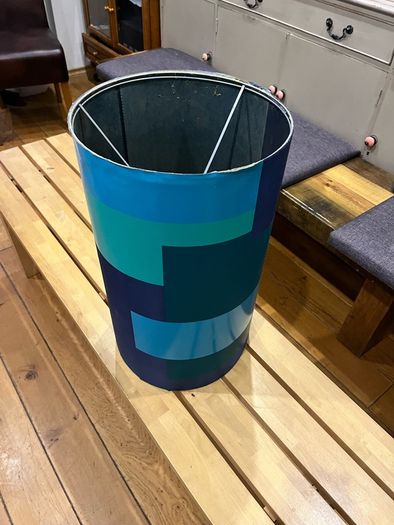 Free M&S ceiling shade teals and navy