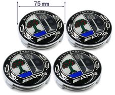 New 4x Mercedes Benz Amg Center Alloy Wheel Hub Caps 75mm Affalterbach Colourful