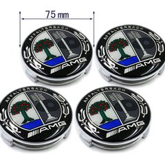New 4x Mercedes Benz Amg Center Alloy Wheel Hub Caps 75mm Affalterbach Colourful