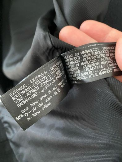 Zara Casual Double Breasted Pea Coat