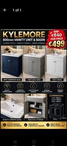 Kylemore 800 floor standing unit basin huge saving