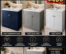 Kylemore 800 floor standing unit basin huge saving