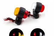 2x Car Truck Trailer LED Double Sides Marker Lights Universal Signal Lights Warning Lamp 12V 24V For Truck Trailer Lorry Van