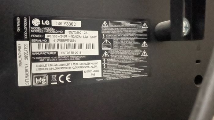 LG tv 55 inch + sound bar
