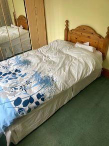 Single Bed with Headboard.