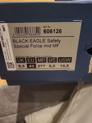 Haix special forces mid rise boots