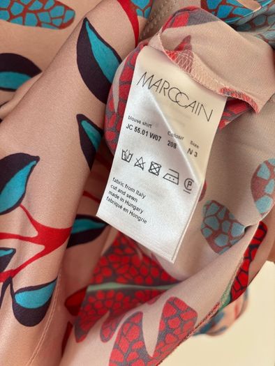 Marc Caine long sleeve silk top