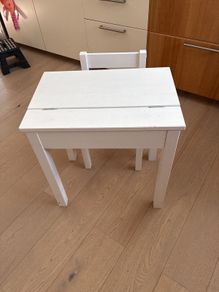 Child's desk and chair