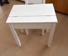 Child's desk and chair