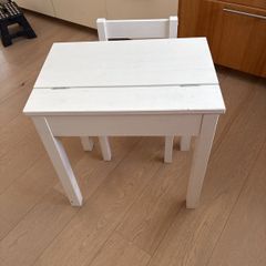 Child's desk and chair