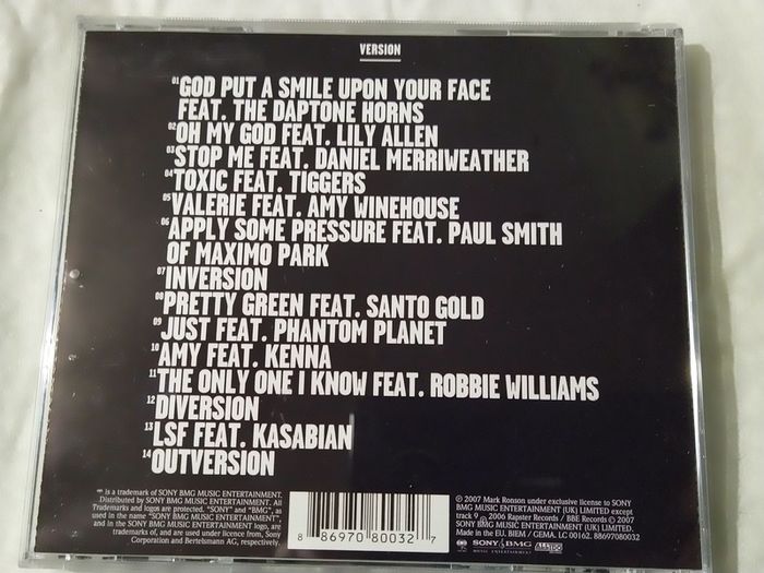 Mark Ronson - Version Cd