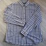 Jeff Banks mens long sleeve check shirt large size Image 3