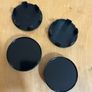 54mm Audi VW Skoda Mercedes Ford Black Center Caps Image 2