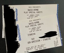2 x David Byrne St Annes Park tickets