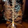 White Twig fibre optic Christmas Tree. Image 4