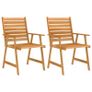 3 Piece Garden Dining Set Solid Acacia Wood Image 2