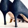 Sparkly Black Stiletto Heels - Size UK 5 (Atmosphere) Image 8