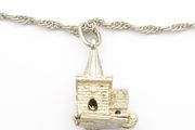 Signed Nuvo Rego Opening Charm Sterling Silver Necklace