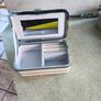 2 Different itmes--1- small travel jewelry case or organizer 12.00 euro. 2-trinklet stone box with lid and nop or could be butter dish,15.00 euro. Image 4