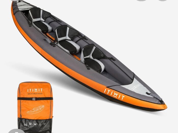 KAYAK 2/3 Person + 12v Pump + Paddle