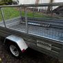 8x5 Galvanised Single Axle Car Trailer Image 6