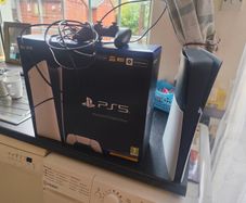 PS5 Black and White digital console