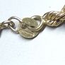 Vintage 9ct Solid Gold Italian Rope Chain 40cm 4.20g Hallmarked Image 4