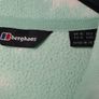 womens BERGHAUS NAVALA fleece full zip top green white size UK 16 EU XL coat jacket Image 6