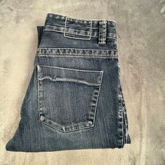 Hugo Boss Nevada Mens Jeans Trousers W32 L28 Blue Dark Blue Bootcut Denim