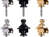 Strap Locks, pair, for Electric or Acoustic guitar Black