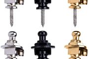 Strap Locks, pair, for Electric or Acoustic guitar Black